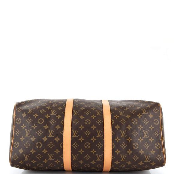Louis Vuitton Keepall Bag Monogram Canvas 50 Brown - Picture 4 of 9